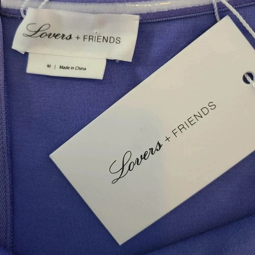NWT Lovers + Friends Revolve Purple Mini Dress M - Picture 6 of 8